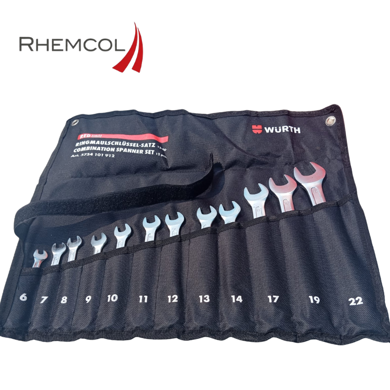 Set de 12 llaves combinadas redstripe Würth 5754101912 - Imagen 2