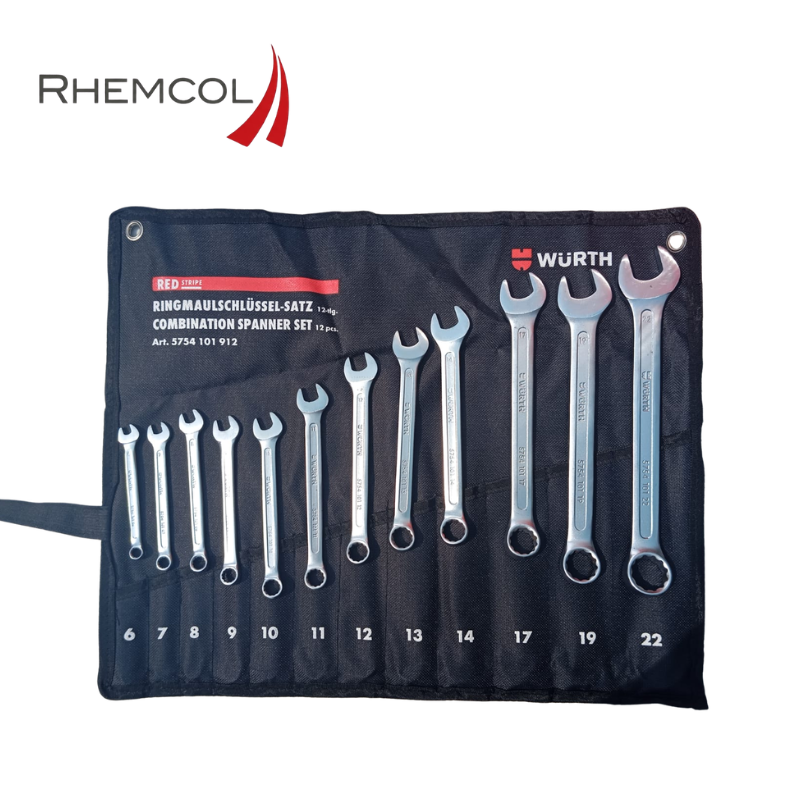 Set de 12 llaves combinadas redstripe Würth 5754101912