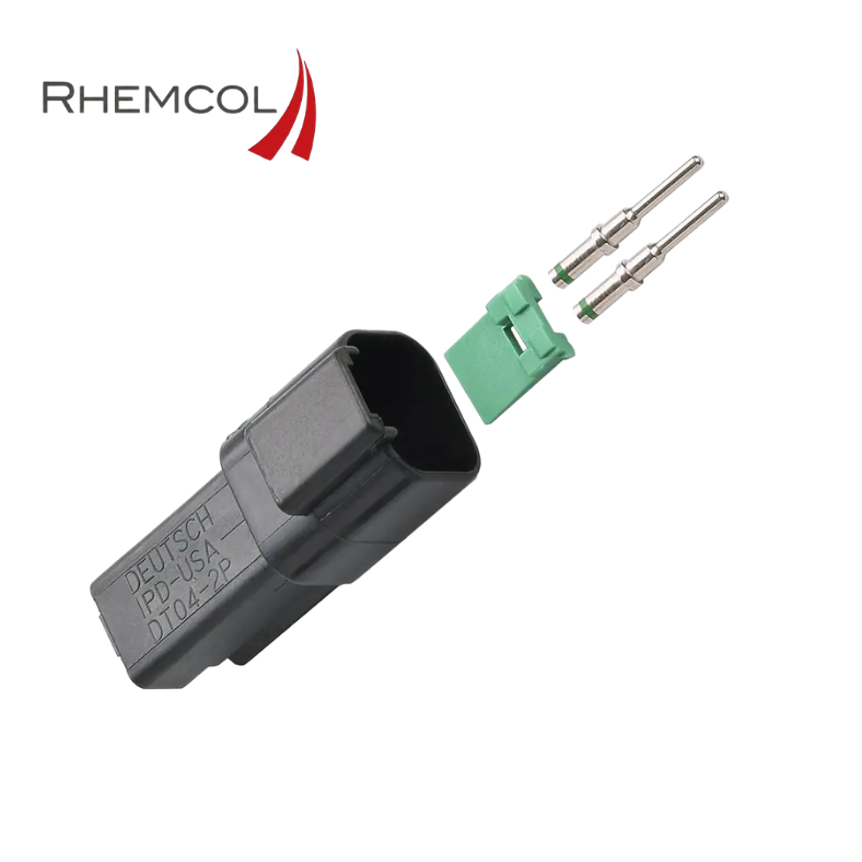 DT04-2P-E005 Conector automotriz Deutsch 2 pines (Kit completo)