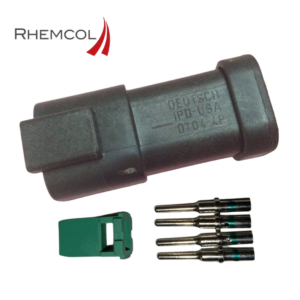 DT04-4P-E005 Conector automotriz Deutsch 4 pines (Kit Completo)