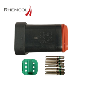 DT06-6S-EP06 Conector automotriz Deutsch 6 pines (Kit completo)
