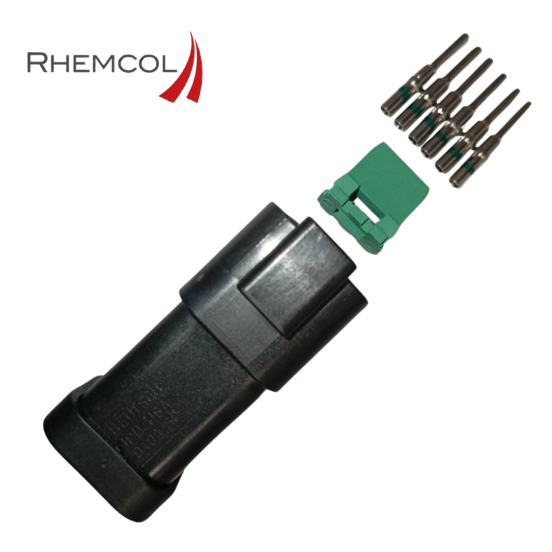 DT04-6P-E005 Conector automotriz Deutsch 6 pines (Kit completo)