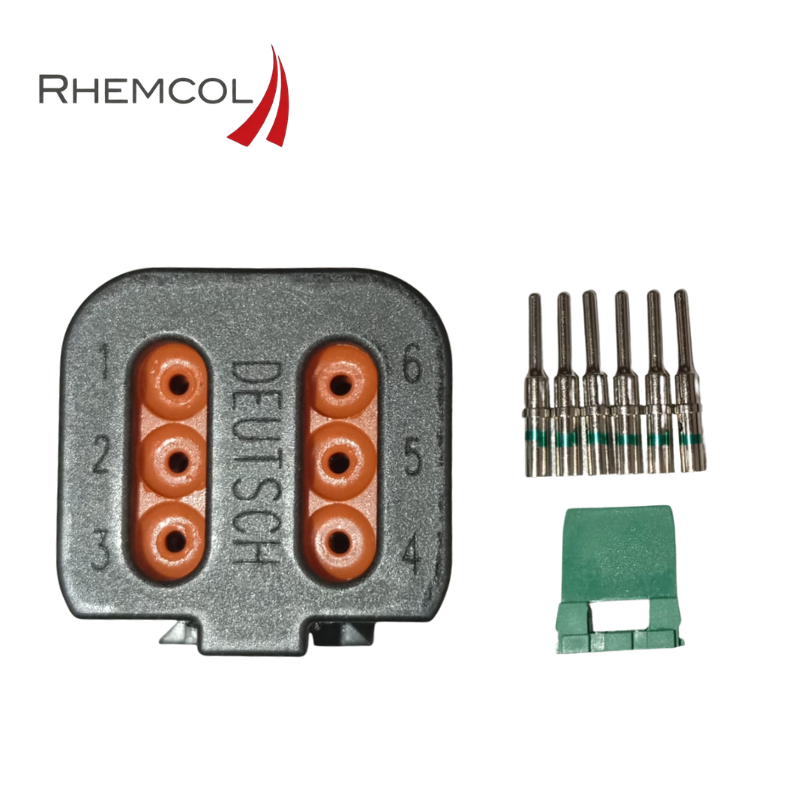 DT04-6P-E005 Conector automotriz Deutsch 6 pines (Kit completo) - Imagen 2