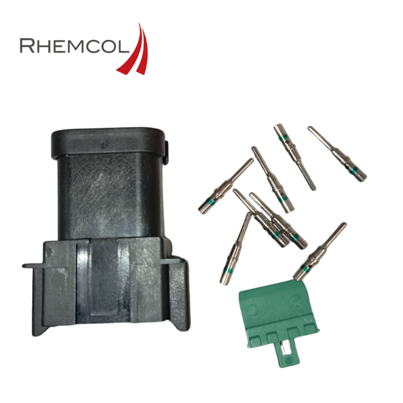 DT04-8P-E005 Conector automotriz Deutsch 8 pines (Kit Completo)