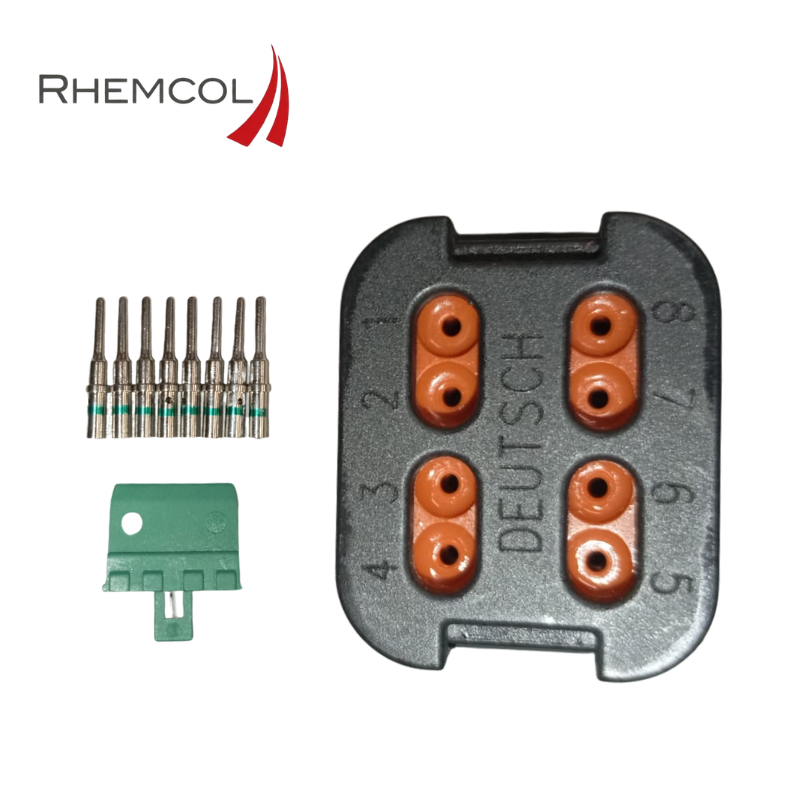 DT04-8P-E005 Conector automotriz Deutsch 8 pines (Kit Completo) - Imagen 2
