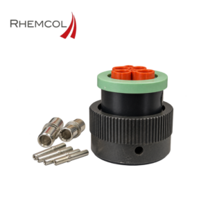 Conector circular DEUTSCH serie HDP20 (6 Cavidades) - HDP26-18-6SN